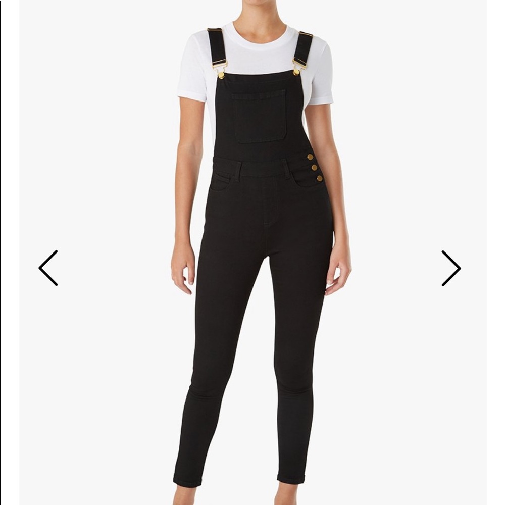 WeWoreWhat High Rise Skinny Overalls